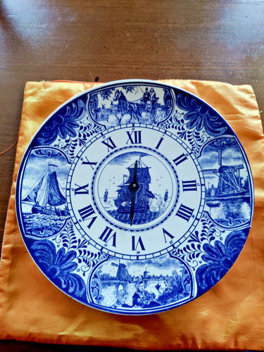 Ancienne horloge murale plat - horloge,