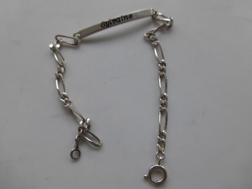 Bracelet gourmette prénom - gourmette,
