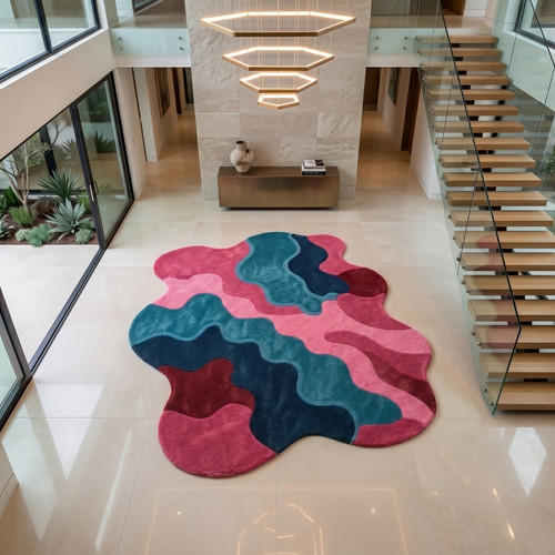 Tapis multi roses - , et