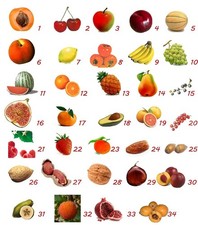 Plantes fruitières - diverses