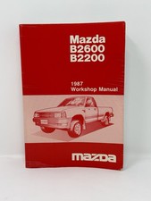 Mazda Pick-up Truck 1987 OEM Shop Service Repair Manual Wiring Diagrams Engine