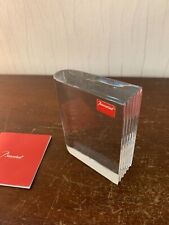 Baccarat Crystal Paper Press Book