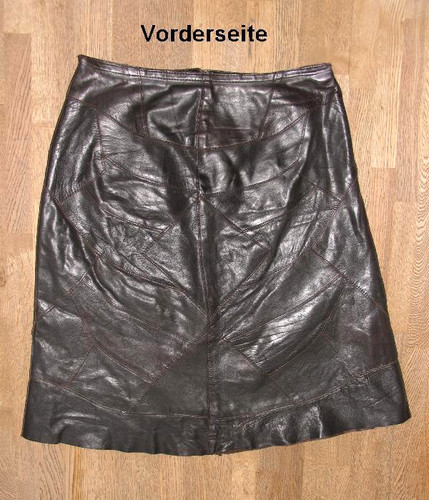 Jupe cuir longue - jupe, en