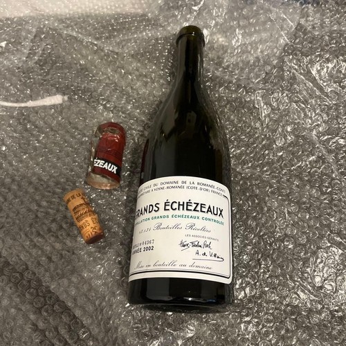 Bouteille vide Romanee Conti