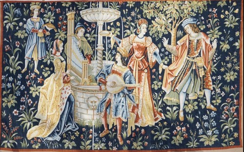 Tapisserie style médiévale