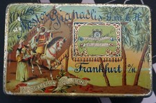 GREECE-EGYPT- Nestor Gianaclis Cigarette Tin Queen 50 Cigaretten Frankfurt