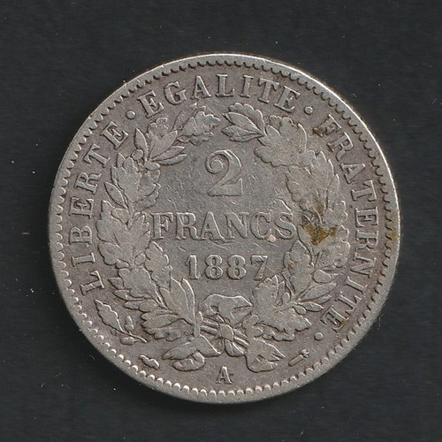 Francs argent france 1887 - argent,,