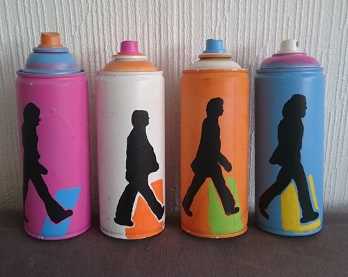 Beatles abbey road acrylique - abbey, road,