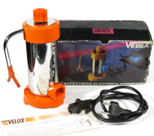 PRL) VELOX ELECTRIC COFFEE MAKER ESPRESSO COFFEE CAFE 3 CUPS COFFEE MACHINE STAINLESS