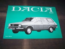 Top Rarity Stunning Brochure Dacia 1300 station wagon 1980!!!