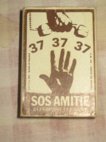 Boite allumette sos - sos, 37