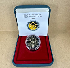 Belgique 2006 – 2€ BE/ Proof Atomium – Coffret officiel + Certificat – 3 000 ex.
