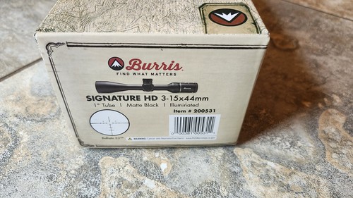Burris signature x 44 - 3-15,