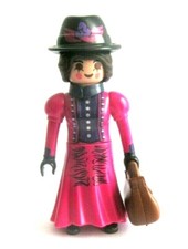 Playmobil  dame lady western far west diligence train  saloon  si6  NEUF