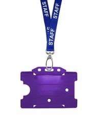 Bleu Staff Identité Cou
