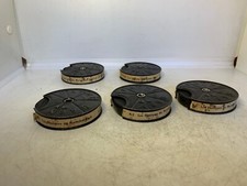 5 ANCIENNE BOBINE DE FILM SUR LA VIE ET LES OBSEQUE DU MARECHAL FOCH PATHE BABY