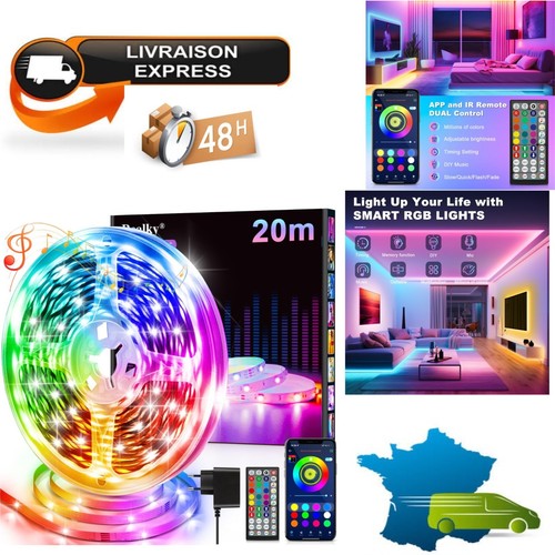Ruban led 20m rgb - ruban,