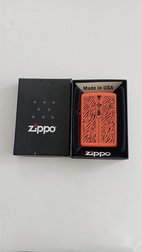 Zippo neuf orange - , zébré