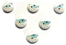 LOT 6 BOUTONS BOIS : rond