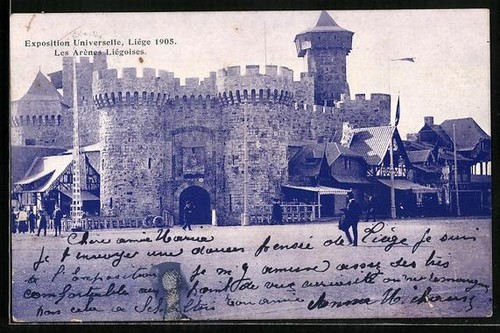 Carte postale liège - carte,