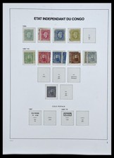 BELGIUM CONGO 1886-1960 MNH MH Used w/ Rwanda DAVO Album Stamp Collection