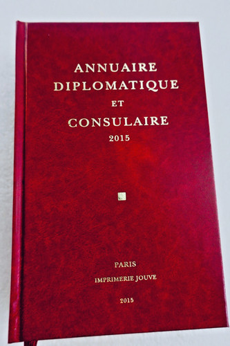 Annuaire diplomatique - annuaire, et