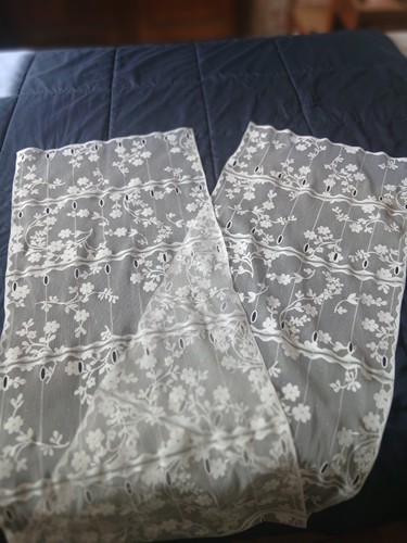 Lot paires de - de, rideaux