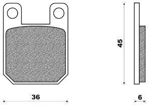 Plaquette frein moto - frein, suzuki