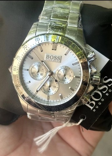 Montre hugo boss argenté - montre,