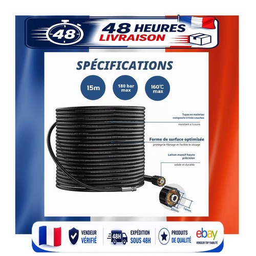 Tuyau déboucheur 15m pour - tuyau,