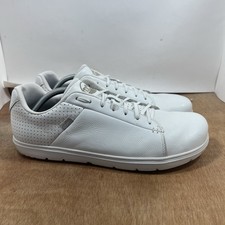 Lems Kourt Men Size 12 White Leather Zero Drop Minimalist Sneaker