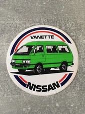 Autocollant NISSAN Vanette