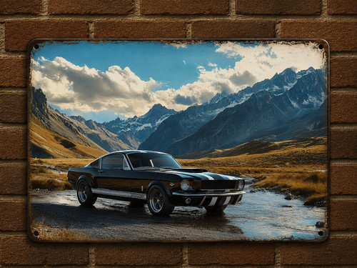 Plaque métal vintage ford - vintage,