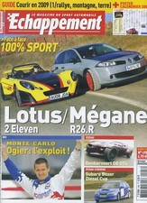 ECHAPPEMENT n°498 02/2009 DONKERVOORT D8 GT4 MEGANE R26R LOTUS 2 ELEVEN