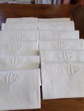 12 Serviettes de Table  en