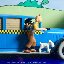 1/43rd Atlas Car Tintin The Taxi: Tintin In America Comic Book 1929 Metal