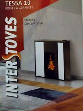 poele a granules pellets marque Interstoves Tessa 10kw. Comme neuf 