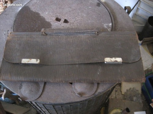 Ancienne sacoche cuir - ancienne, en