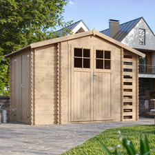 Abri de jardin en bois et