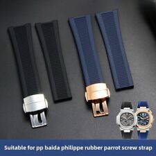 Rubber Silicone Watch Band Strap for Patek Philippe Nautilus 5711/5712/5726/5980