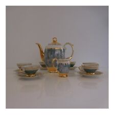 BAVARIA GERMANY Renaissance Art Deco Porcelain Coffee Set PN France N31