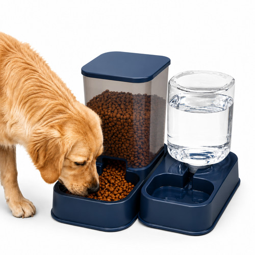 Distributeur croquettes eau - croquettes,