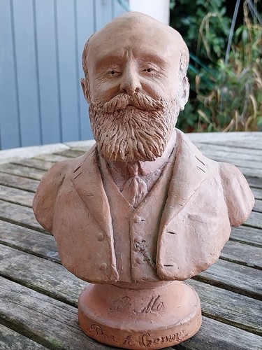 Sculpture ancienne buste terre - sculpture,