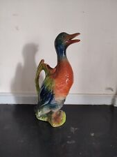 Pichet canard en faïence Saint Clément XXe