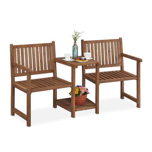 Banc jardin avec table 2 - banc,