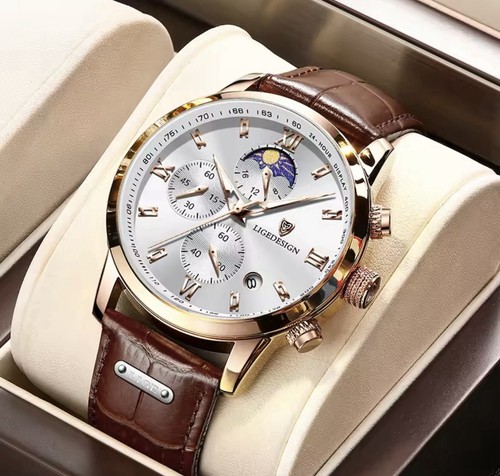 Montre homme luxe lige design - luxe,