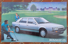 Affiche Originale de CONCESSIONNAIRE RENAULT R25 V6 TURBO