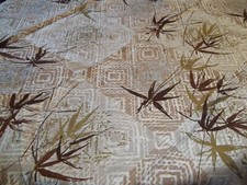 Vintage Shalimar E'and Print Original Fabric / Material 45" X 48"