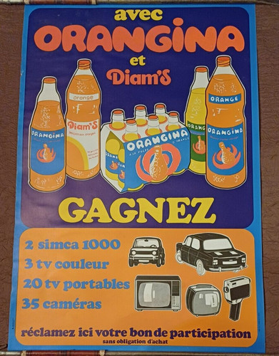 Affiche ancienne publicitaire