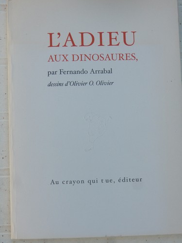 Adieu aux dinosaures - l'adieu,